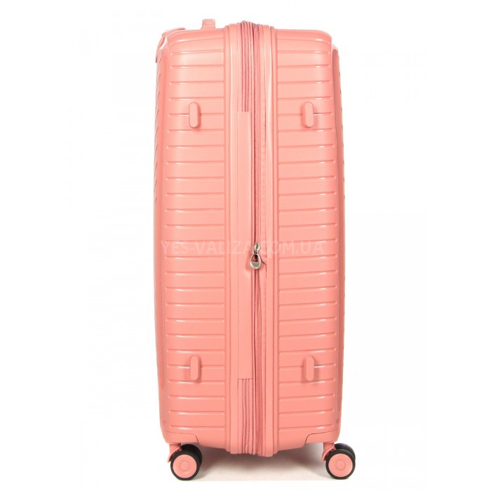 Чемодан большой L полипропилен пудра 77х53х32+5см/133л/4.4кг/Snowball, фото 5