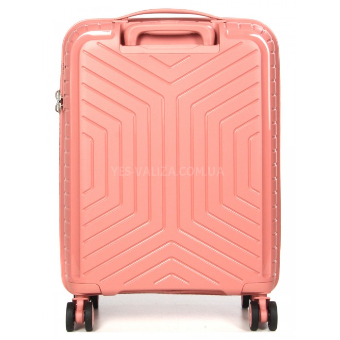 Валіза ручна поклажа S поліпропілен пудра 55х36х20см/35л/2.5кг/Snowbal, фото 3