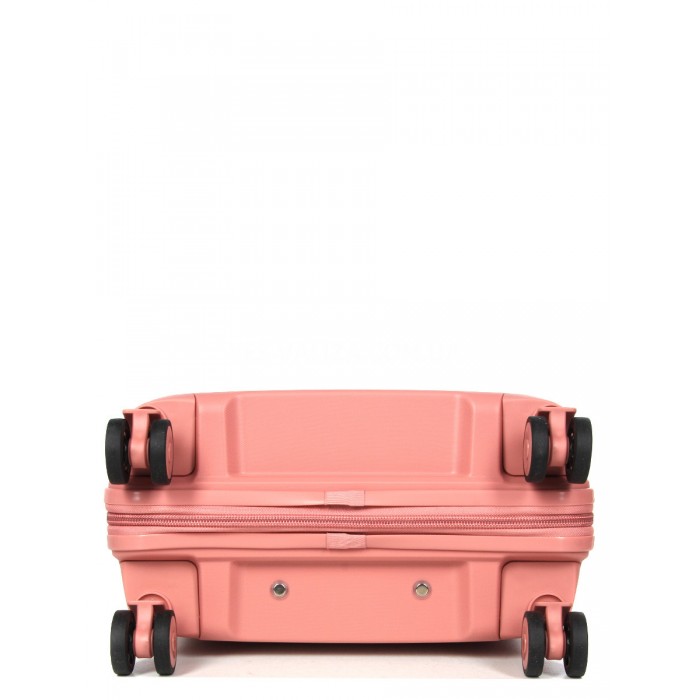 Валіза ручна поклажа S поліпропілен пудра 55х36х20см/35л/2.5кг/Snowbal, фото 7