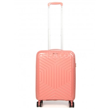 Валіза ручна поклажа S поліпропілен пудра 55х36х20см/35л/2.5кг/Snowbal