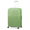 Чемодан большой L полипропилен зелёный 77х53х32+5см/133л/4.4кг/Snowbal, фото 12