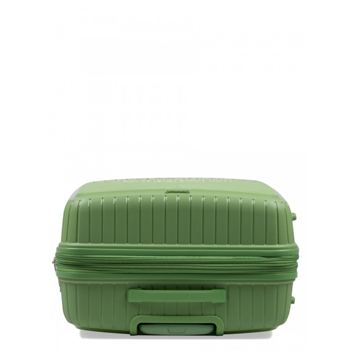 Чемодан большой L полипропилен зелёный 77х53х32+5см/133л/4.4кг/Snowbal, фото 8