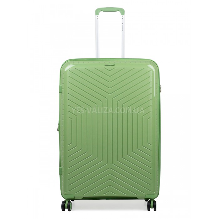 Валіза велика L поліпропілен зелена 77х53х32(+5)см/133л/4.4кг/Snowball, фото 1