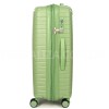 Чемодан средний M полипропилен зелёный 67х47х26+5см/83л/3.7кг/Snowball, фото 14