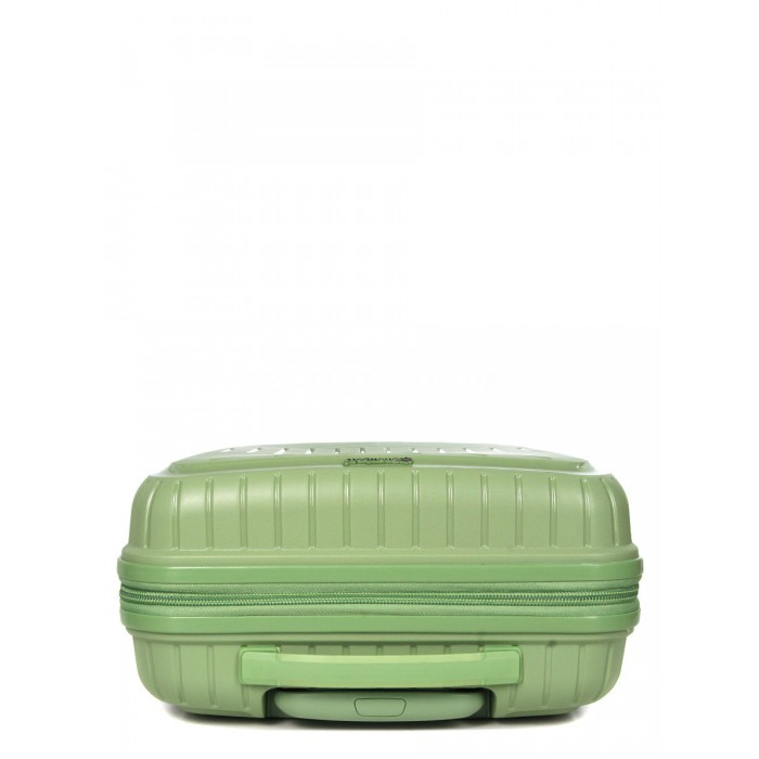 Валіза ручна поклажа S поліпропілен зелена 55х36х20/35л/2.5кг/Snowball, фото 6