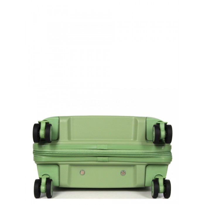 Валіза ручна поклажа S поліпропілен зелена 55х36х20/35л/2.5кг/Snowball, фото 7