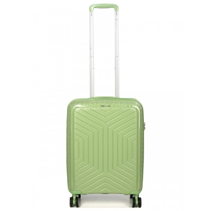 Валіза ручна поклажа S поліпропілен зелена 55х36х20/35л/2.5кг/Snowball, фото 1