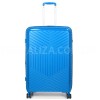 Валіза велика L поліпропілен блакитна 77х53х32+5см/133л/4.4кг/Snowball, фото 11