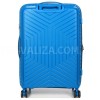 Чемодан средний M полипропилен голубой 67х47х26+5см/83л/3.7кг/Snowball, фото 12