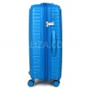 Валіза середня M поліпропілен блакитна 67х47х26+5см/83л/3.7кг/Snowball, фото 13