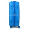 Валіза середня M поліпропілен блакитна 67х47х26+5см/83л/3.7кг/Snowball, фото 14