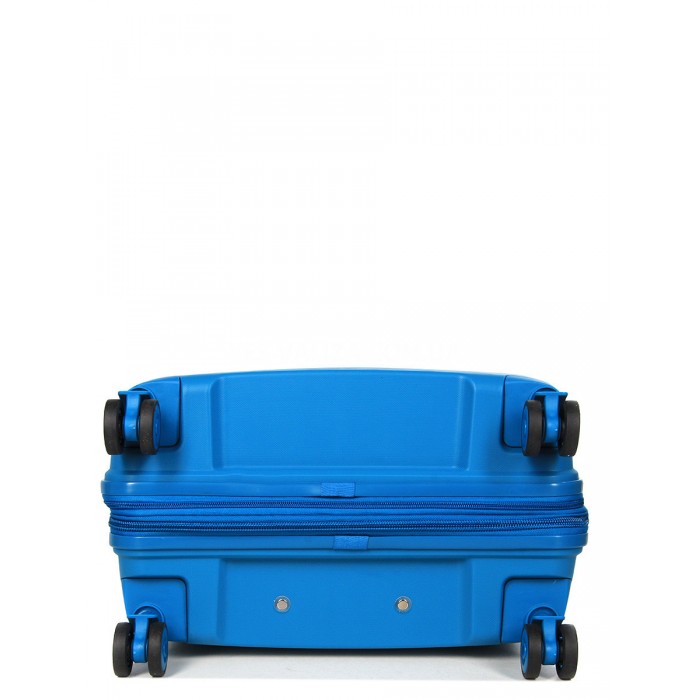 Валіза середня M поліпропілен блакитна 67х47х26+5см/83л/3.7кг/Snowball, фото 7