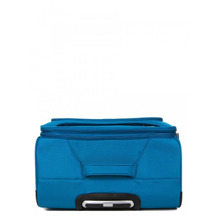 Чемодан большой L ткань бирюза 77х47х32(+5)см/119л/3.9кг/Snowbal 87303, фото 6