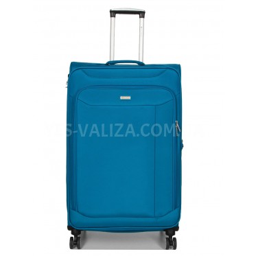 Валіза велика L тканина бірюза 77х47х32+5см/119л/3.9кг/Snowball 87303