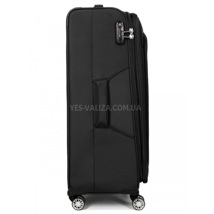 Валіза велика L тканина чорна 77х47х32(+5)см/119л/3.9кг/Snowball 87303, фото 4