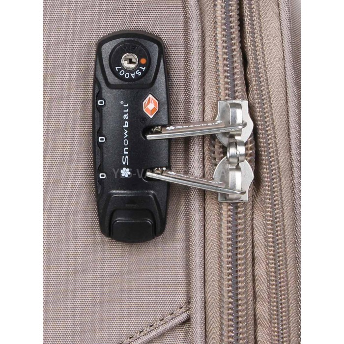 Валіза велика L тканина бежева 77х47х32+5см/119л/3.9кг/Snowball 87303, фото 8