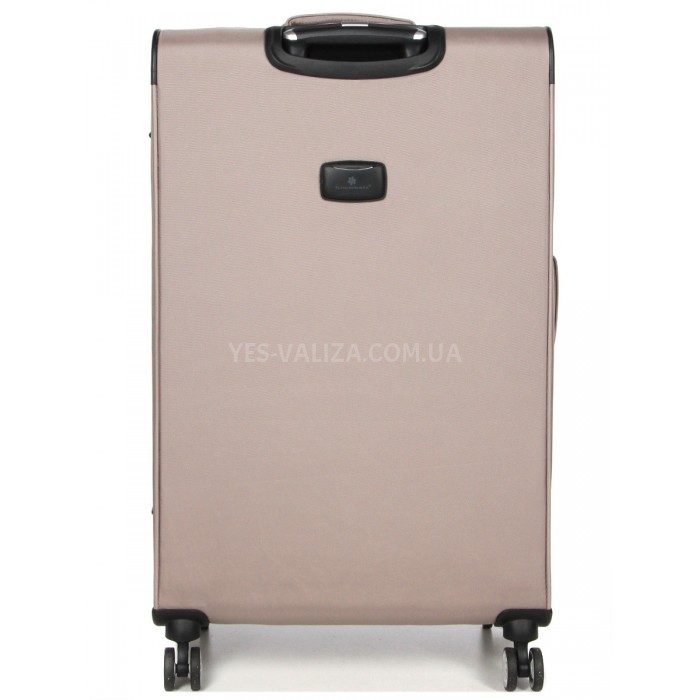 Чемодан большой L ткань бежевый 77х47х32+5см/119л/3.9кг/Snowball 87303, фото 3