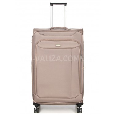 Чемодан большой L ткань бежевый 77х47х32+5см/119л/3.9кг/Snowball 87303
