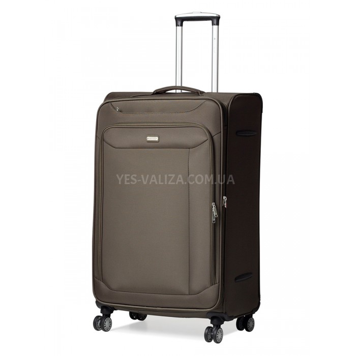 Чемодан большой L ткань хаки 77х47х32(+5)см/119л/3.9кг/Snowball 87303, фото 2