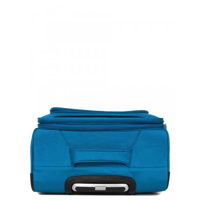 Валіза середня M тканина бірюза 67х41х27(+5)см/83л/3.2кг/Snowbal 87303, фото 6