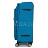 Валіза середня M тканина бірюза 67х41х27(+5)см/83л/3.2кг/Snowbal 87303, фото 15