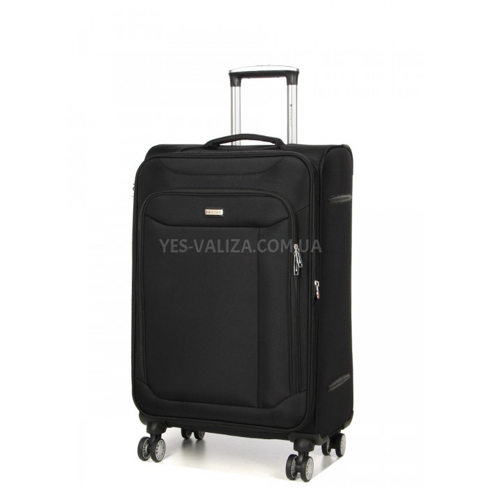 Валіза середня M тканина чорна 67х41х27(+5)см/83л/3.2кг/Snowball 87303, фото 2