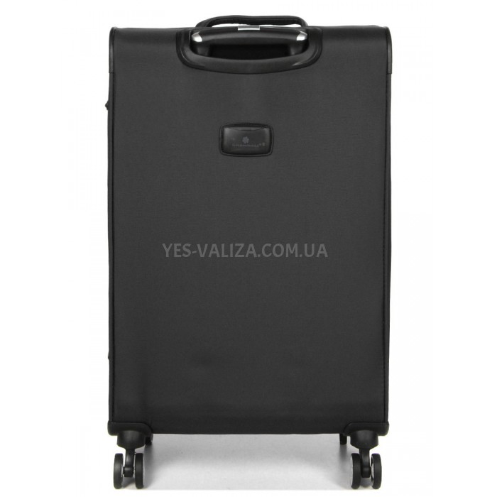 Чемодан средний M ткань чёрный 67х41х27(+5)см/83л/3.2кг/Snowball 87303, фото 3