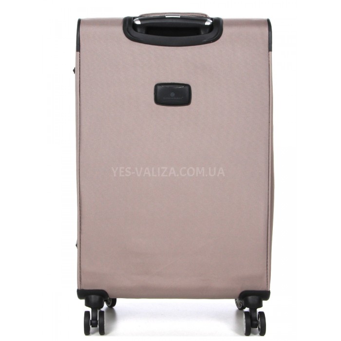 Чемодан средний M ткань бежевый 67х41х27+5см/83л/3.2кг/Snowball 87303, фото 3