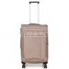 Валіза середня M тканина бежева 67х41х27+5см/83л/3.2кг/Snowball 87303, фото 11