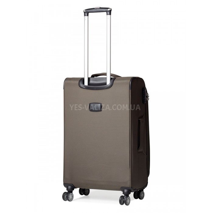 Чемодан средний M ткань хаки 67х41х27(+5)см/83л/3.2кг/Snowball 87303, фото 3