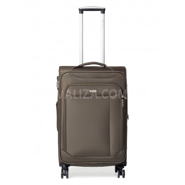 Чемодан средний M ткань хаки 67х41х27(+5)см/83л/3.2кг/Snowball 87303