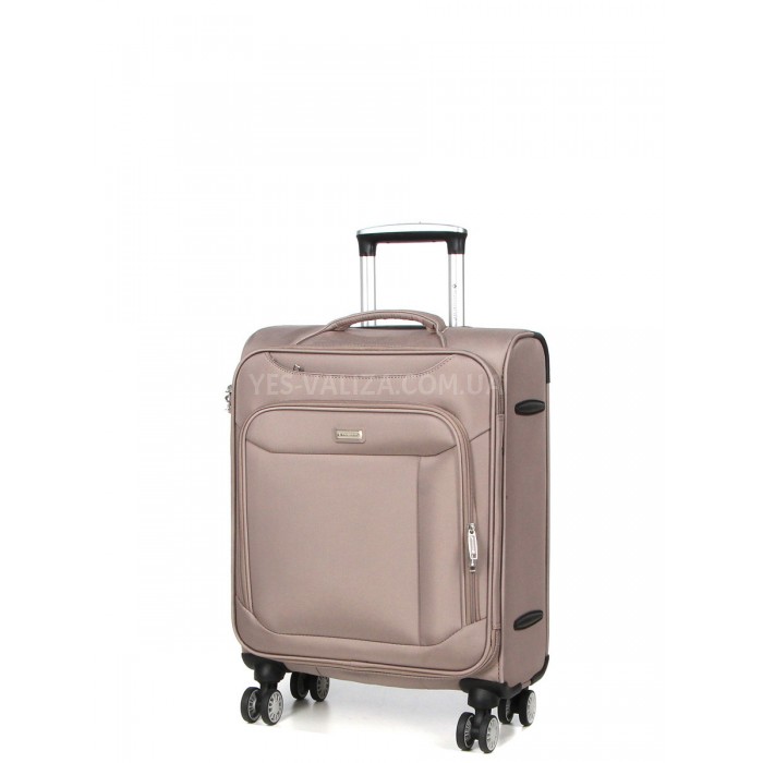 Чемодан ручная кладь S ткань бежевый 55х36х20/35л/2.5кг/Snowball 87303, фото 2