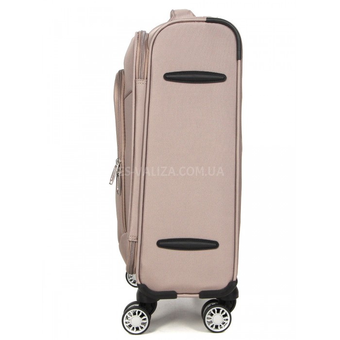 Чемодан ручная кладь S ткань бежевый 55х36х20/35л/2.5кг/Snowball 87303, фото 5