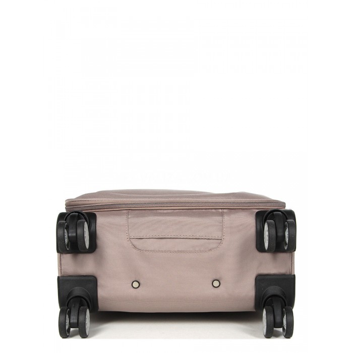 Валіза ручна поклажа S тканина бежева 55х36х20/35л/2.5кг/Snowbal 87303, фото 7