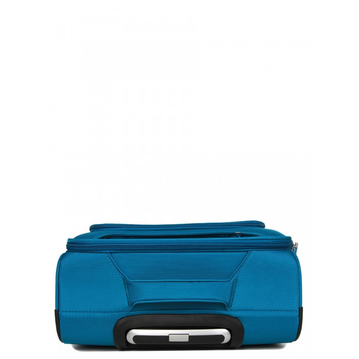 Валіза ручна поклажа S тканина бірюза 55х36х20/35л/2.5кг/Snowbal 87303, фото 6