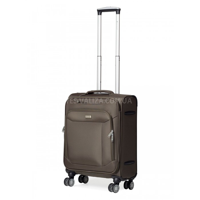 Чемодан ручная кладь S ткань хаки 55х36х20см/35л/2.5кг/Snowball 87303, фото 1