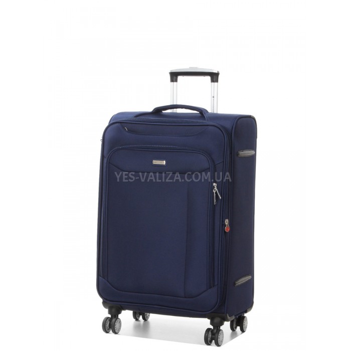 Чемодан средний M ткань синий 67х41х27(+5)см/83л/3.2кг/Snowball 87303, фото 2