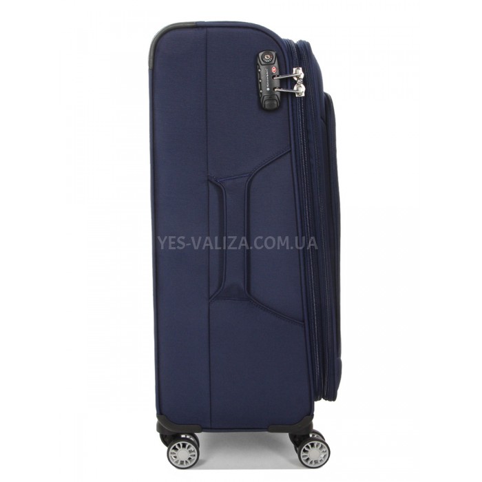 Валіза середня M тканина синя 67х41х27(+5)см/83л/3.2кг/Snowball 87303, фото 4