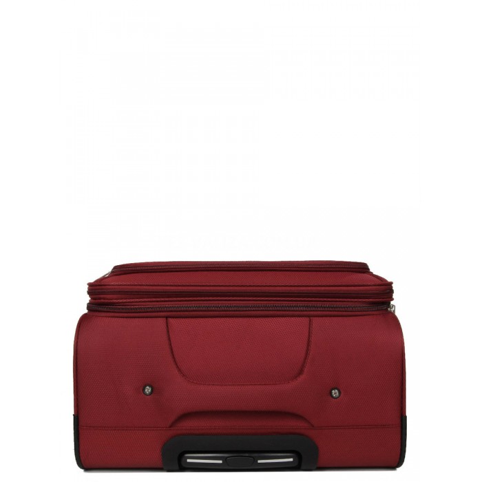 Валіза велика L тканина червона 77х48х32+5см/110л/4.3кг/Worldline 620, фото 6