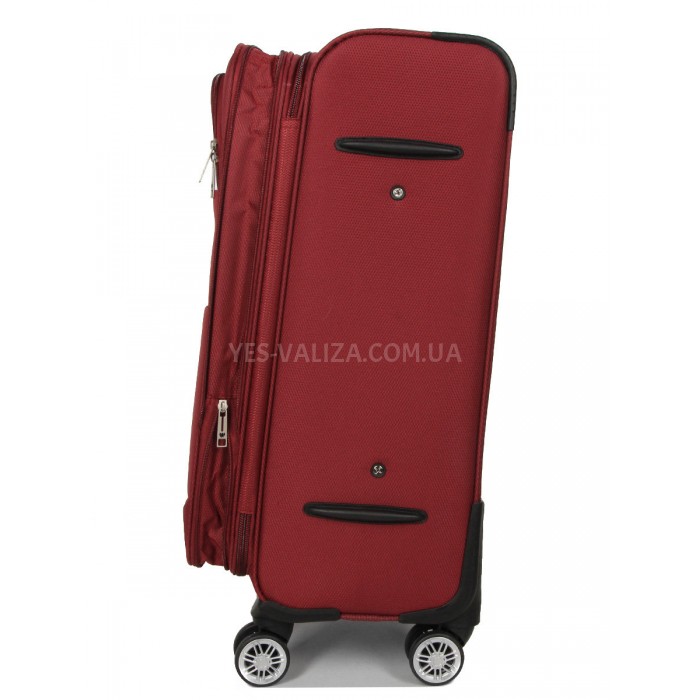 Валіза середня M тканина червона 67х43х29+5см/77л/3.8кг/Worldline 620, фото 5