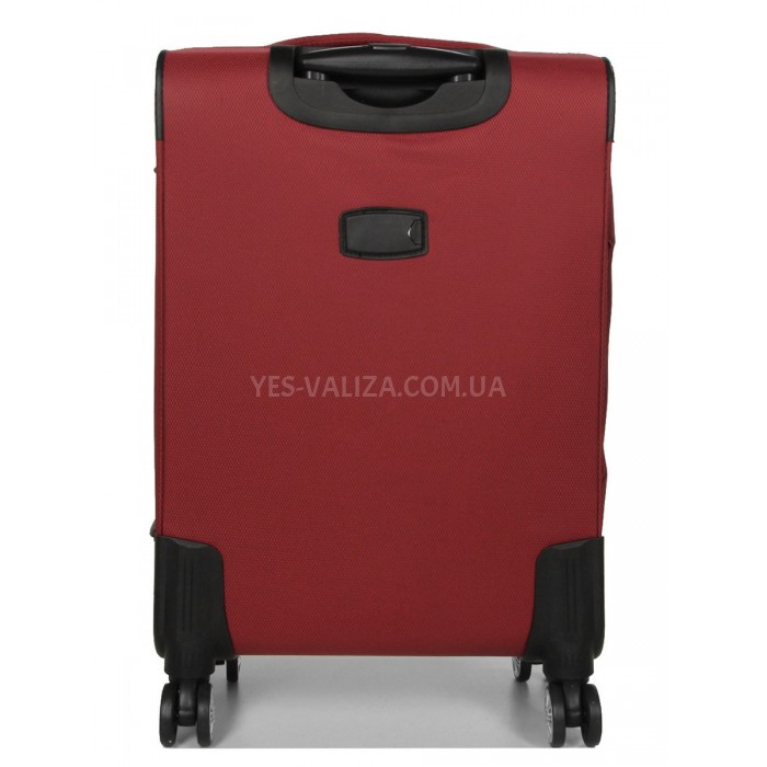 Валіза середня M тканина червона 67х43х29+5см/77л/3.8кг/Worldline 620, фото 3