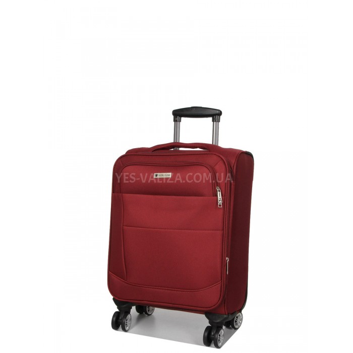 Чемодан малый S ткань красный 55х39х24(+5)см/44л/3.2кг/Worldline 620, фото 2