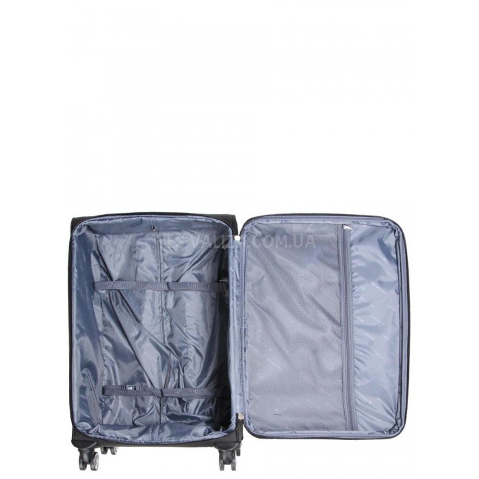 Валіза велика L тканина чорна 77х48х32(+5)см/110л/4.3кг/Worldline 620, фото 10