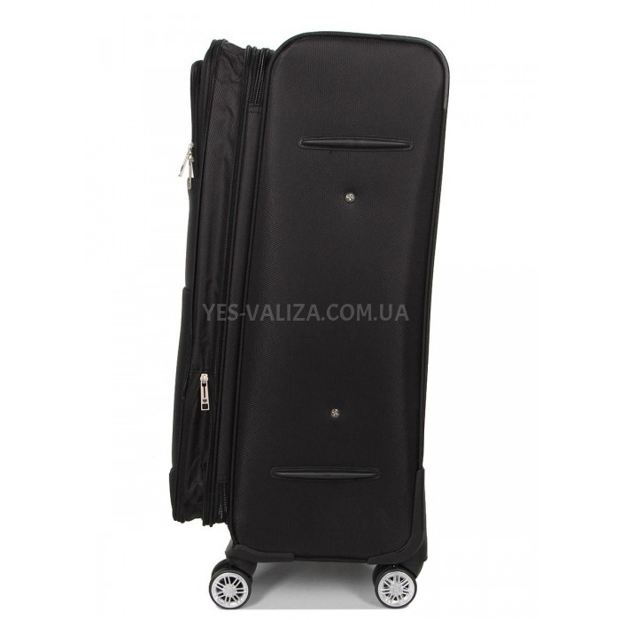 Валіза велика L тканина чорна 77х48х32(+5)см/110л/4.3кг/Worldline 620, фото 5