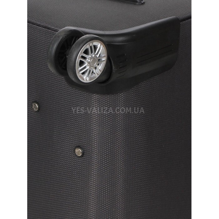 Валіза велика L тканина сіра 77х48х32(+5)см/110л/4.3кг/Worldline 620, фото 9