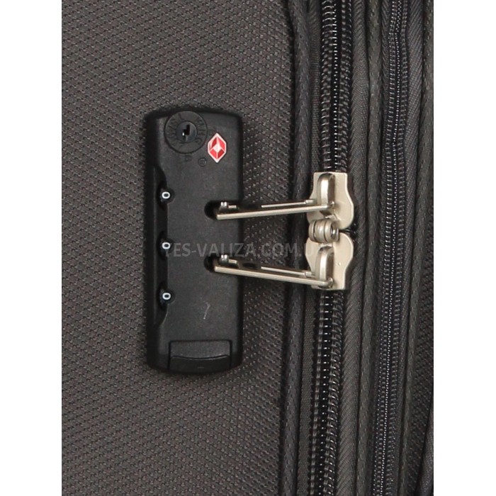 Чемодан большой L ткань серый 77х48х32(+5)см/110л/4.3кг/Worldline 620, фото 8