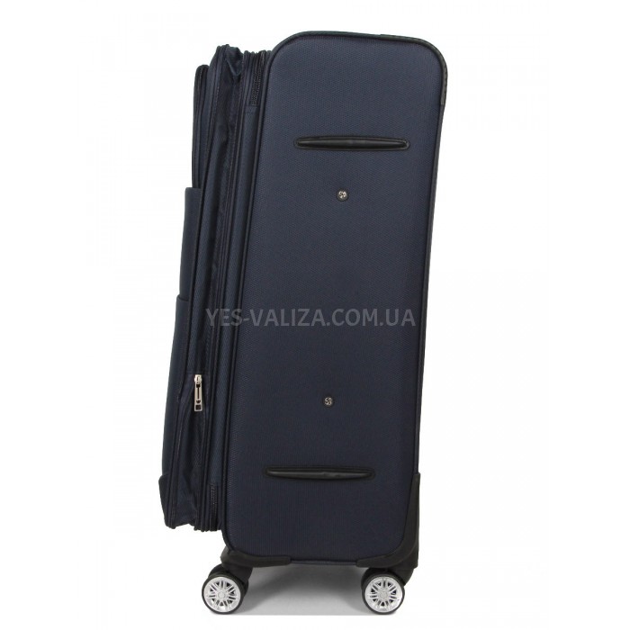 Валіза велика L тканина синя 77х48х32(+5)см/110л/4.3кг/Worldline 620, фото 5
