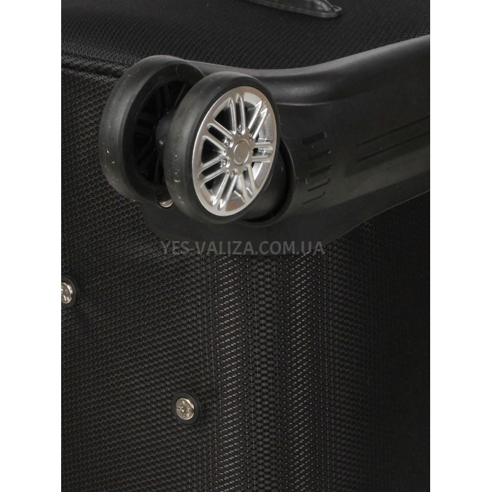 Чемодан средний M ткань чёрный 67х43х29(+5)см/77л/3.8кг/Worldline 620, фото 9