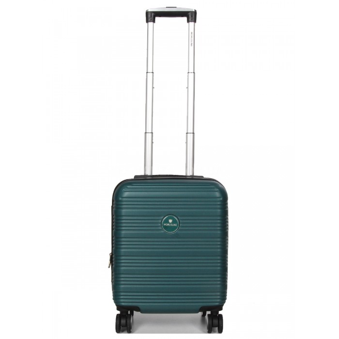 Валіза ручна поклажа XS зелена 45х35х20+5см/30л/2.5кг/Worldline 805, фото 1