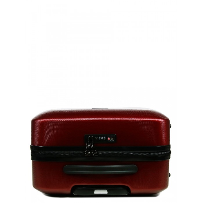 Чемодан Snowball средний M поликарбонат красный 67х43х23см/60л/3.7кг, фото 7